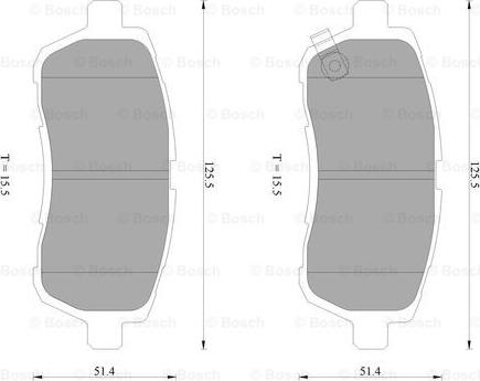 BOSCH 0 986 AB2 502 - Set placute frana,frana disc aaoparts.ro
