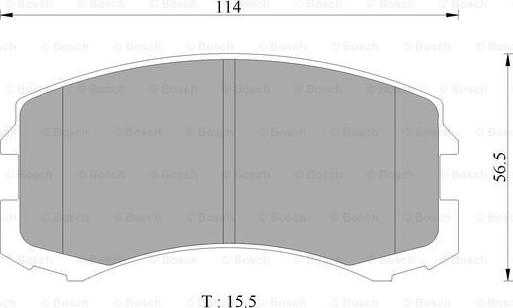 BOSCH 0 986 AB2 752 - Set placute frana,frana disc aaoparts.ro