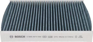 BOSCH 0 986 AF4 448 - Filtru, aer habitaclu aaoparts.ro
