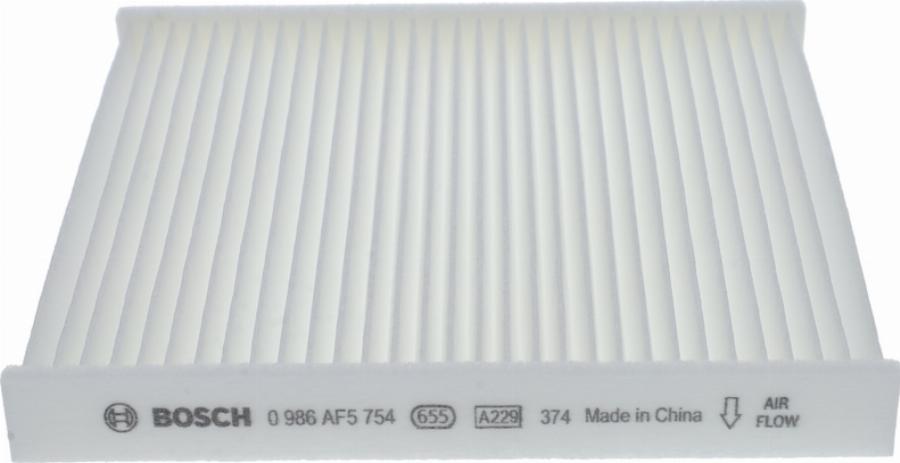 BOSCH 0 986 AF5 754 - Filtru, aer habitaclu aaoparts.ro