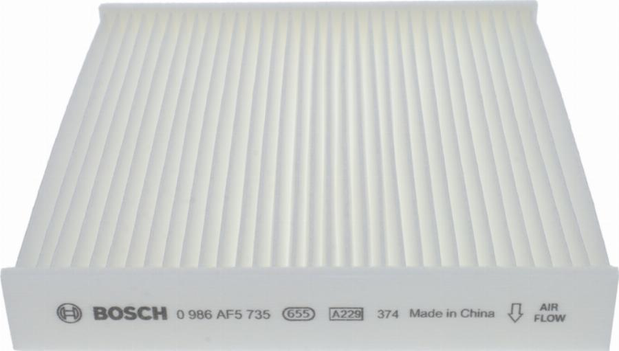 BOSCH 0 986 AF5 735 - Filtru, aer habitaclu aaoparts.ro