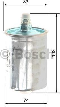 BOSCH 0 986 AF8 092 - Filtru combustibil aaoparts.ro