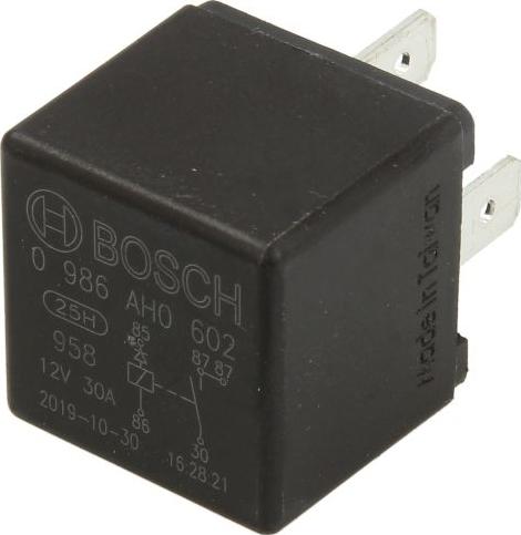 BOSCH 0 986 AH0 602 - Releu, curent alimentare aaoparts.ro