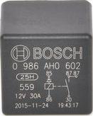 BOSCH 0 986 AH0 602 - Releu, curent alimentare aaoparts.ro