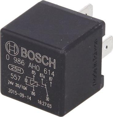BOSCH 0 986 AH0 614 - Releu, curent alimentare aaoparts.ro