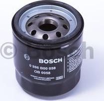 BOSCH 0 986 B00 058 - Filtru ulei aaoparts.ro