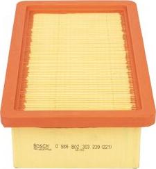 BOSCH 0 986 B02 303 - Filtru aer aaoparts.ro