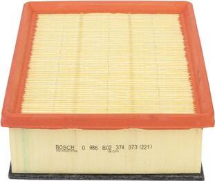 BOSCH 0 986 B02 374 - Filtru aer aaoparts.ro