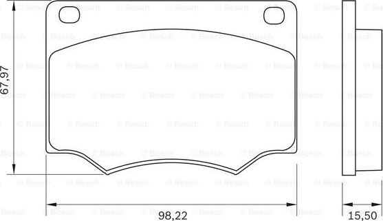 BOSCH 0 986 BB0 011 - Set placute frana,frana disc aaoparts.ro