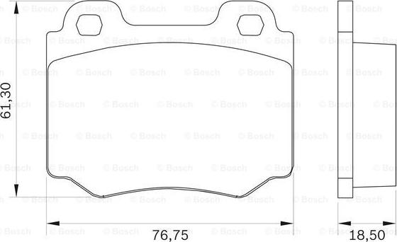 BOSCH 0 986 BB0 031 - Set placute frana,frana disc aaoparts.ro