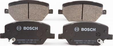 BOSCH 0 986 BB0 126 - Set placute frana,frana disc aaoparts.ro