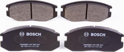BOSCH 0 986 BB0 207 - Set placute frana,frana disc aaoparts.ro