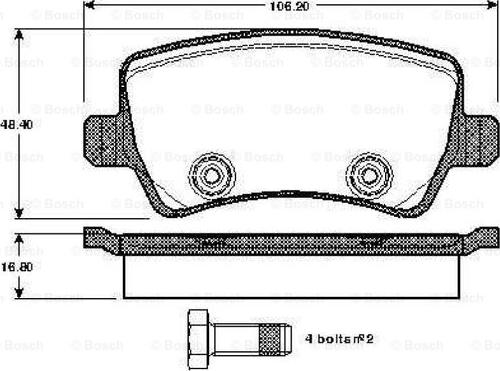 GMC 2449601 - Set placute frana,frana disc aaoparts.ro