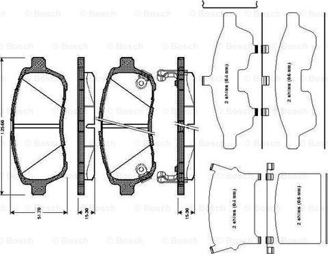 BOSCH 0 986 TB3 010 - Set placute frana,frana disc aaoparts.ro