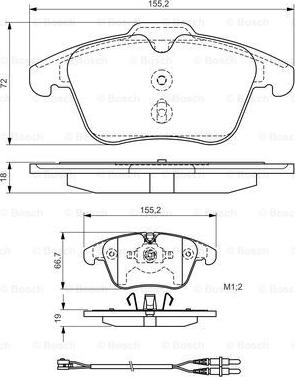 BOSCH 0 986 TB3 169 - Set placute frana,frana disc aaoparts.ro