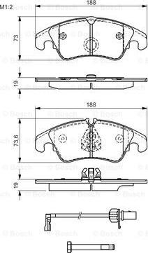 BOSCH 0 986 TB3 165 - Set placute frana,frana disc aaoparts.ro