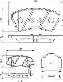 BOSCH 0 986 TB3 160 - Set placute frana,frana disc aaoparts.ro