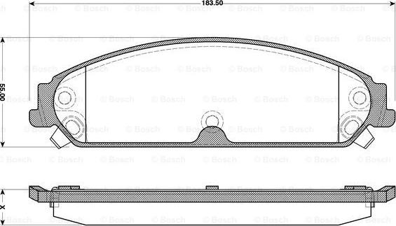 BOSCH 0 986 TB3 119 - Set placute frana,frana disc aaoparts.ro