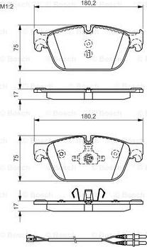 BOSCH 0 986 TB3 183 - Set placute frana,frana disc aaoparts.ro