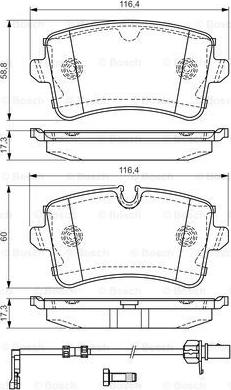 BOSCH 0 986 TB3 177 - Set placute frana,frana disc aaoparts.ro