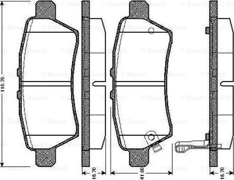 BOSCH 0 986 TB2 969 - Set placute frana,frana disc aaoparts.ro