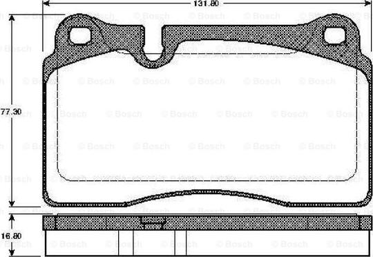 BOSCH 0 986 TB2 931 - Set placute frana,frana disc aaoparts.ro