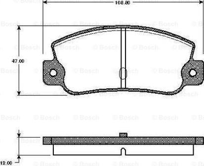 BOSCH 0 986 TB2 481 - Set placute frana,frana disc aaoparts.ro