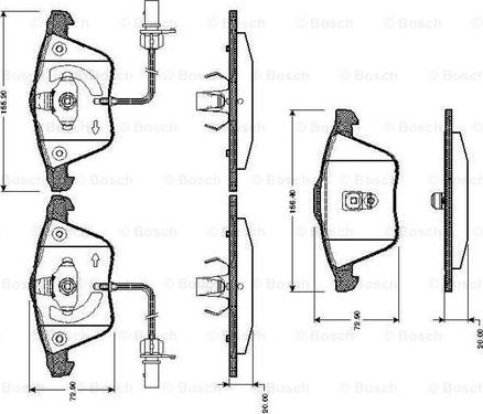 BOSCH 0 986 TB2 436 - Set placute frana,frana disc aaoparts.ro