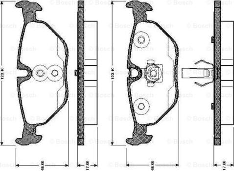 BOSCH 0 986 TB2 594 - Set placute frana,frana disc aaoparts.ro