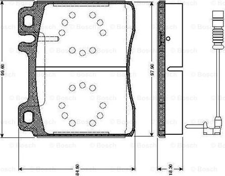 BOSCH 0 986 TB2 687 - Set placute frana,frana disc aaoparts.ro