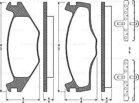 BOSCH 0 986 TB2 089 - Set placute frana,frana disc aaoparts.ro