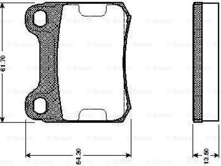 BOSCH 0 986 TB2 084 - Set placute frana,frana disc aaoparts.ro