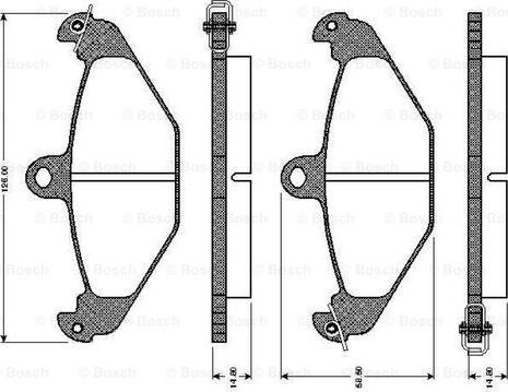 BOSCH 0 986 TB2 192 - Set placute frana,frana disc aaoparts.ro