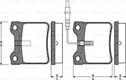 BOSCH 0 986 TB2 177 - Set placute frana,frana disc aaoparts.ro