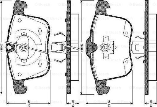 BOSCH 0 986 TB2 867 - Set placute frana,frana disc aaoparts.ro