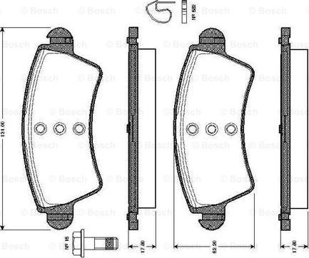 BOSCH 0 986 TB2 359 - Set placute frana,frana disc aaoparts.ro