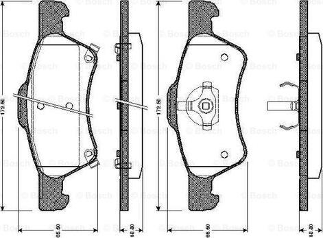 BOSCH 0 986 TB2 387 - Set placute frana,frana disc aaoparts.ro