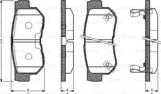 BOSCH 0 986 TB2 370 - Set placute frana,frana disc aaoparts.ro