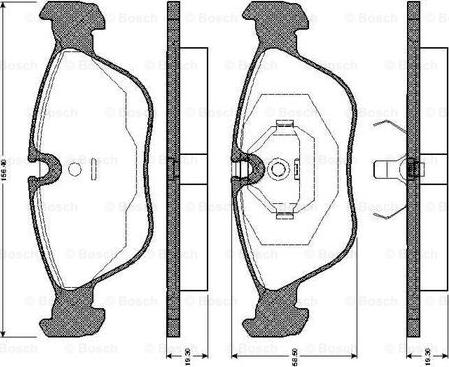 BOSCH 0 986 TB2 248 - Set placute frana,frana disc aaoparts.ro