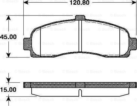 BOSCH 0 986 TB2 239 - Set placute frana,frana disc aaoparts.ro