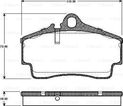 BOSCH 0 986 TB2 765 - Set placute frana,frana disc aaoparts.ro