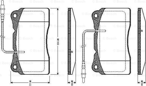 BOSCH 0 986 TB2 771 - Set placute frana,frana disc aaoparts.ro