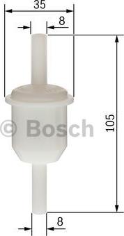 BOSCH 0 450 904 058 - Filtru combustibil aaoparts.ro