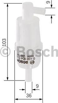 BOSCH 0 450 904 077 - Filtru combustibil aaoparts.ro