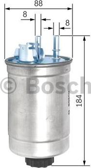 BOSCH 0 450 906 452 - Filtru combustibil aaoparts.ro