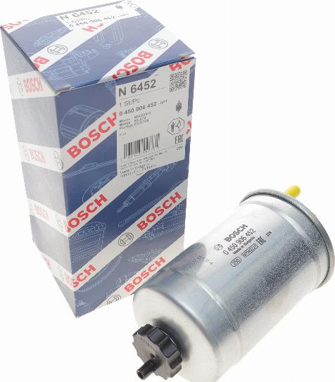 BOSCH 0 450 906 452 - Filtru combustibil aaoparts.ro