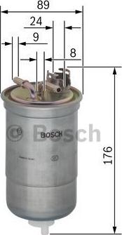 BOSCH 0 450 906 437 - Filtru combustibil aaoparts.ro