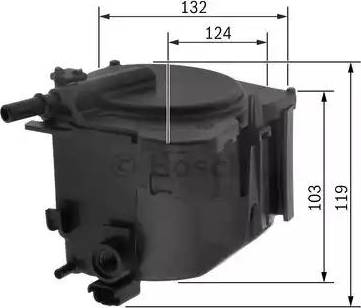 BOSCH 0 450 906 471 - Filtru combustibil aaoparts.ro