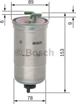 BOSCH 0 450 906 172 - Filtru combustibil aaoparts.ro