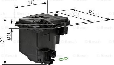 BOSCH 0 450 907 006 - Filtru combustibil aaoparts.ro